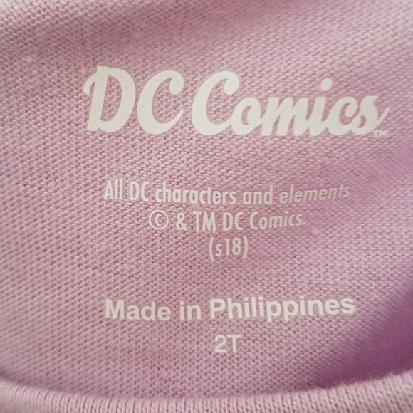 DC COMICS Justice League Toddler Girls' Cold Shoulder Top & Tulle Scooter Skirt - Picture 4 of 9